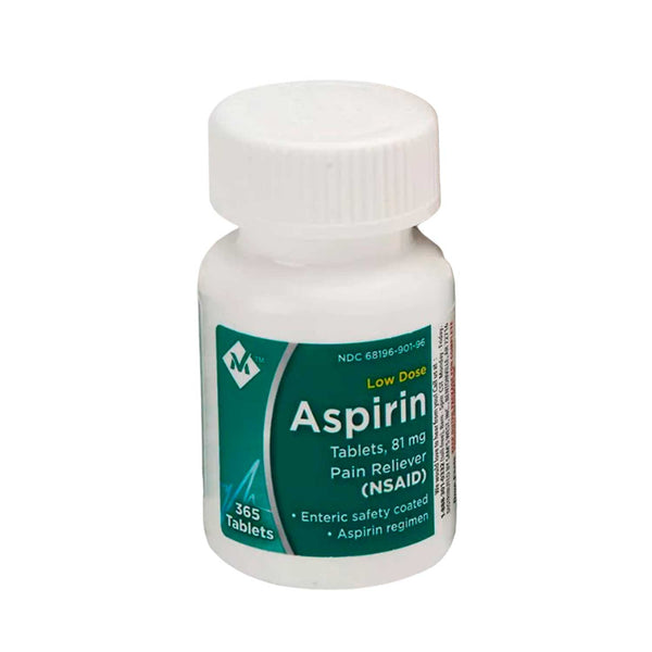 Aspirina. Members Mack 81 mg. 365 Tabs