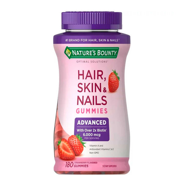 Hair, Skin and Nails Nature Bounty 6000 mcg. 180 gomitas