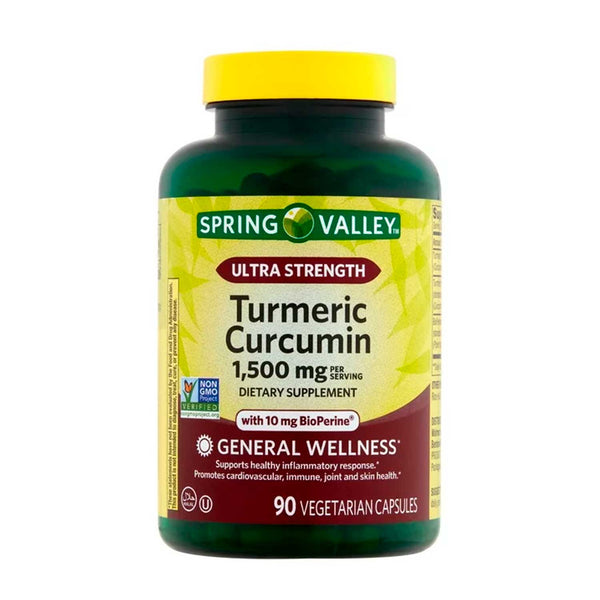Curcuma Spring Valley 1500 mg. 90 caps