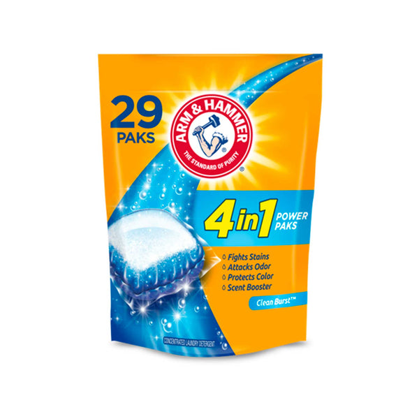 Jabón de Lavar 4 en 1 Arm & Hammer. 29 cápsulas