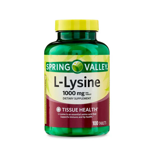 L-Lysine Spring Valley 1,000 mg. 100 tabs
