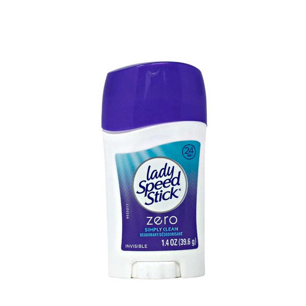 Desodorante Lady Speed Stick Zero Sin Alcohol. 39.6 g