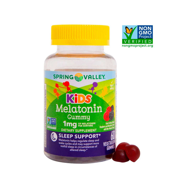 Melatonina Kids Spring Valley 1 mg. 60 gomitas