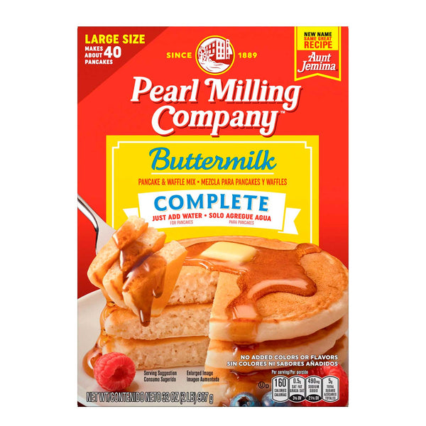 Mezcla de Panquecas y Waffles con Mantequilla Pearl Milling Company. 907 gr