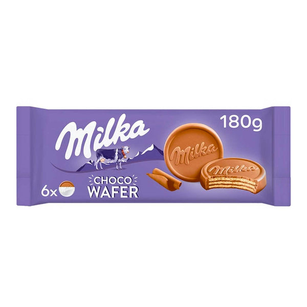 Chocolate Milka con Galleta Wafer. 6 Galletas