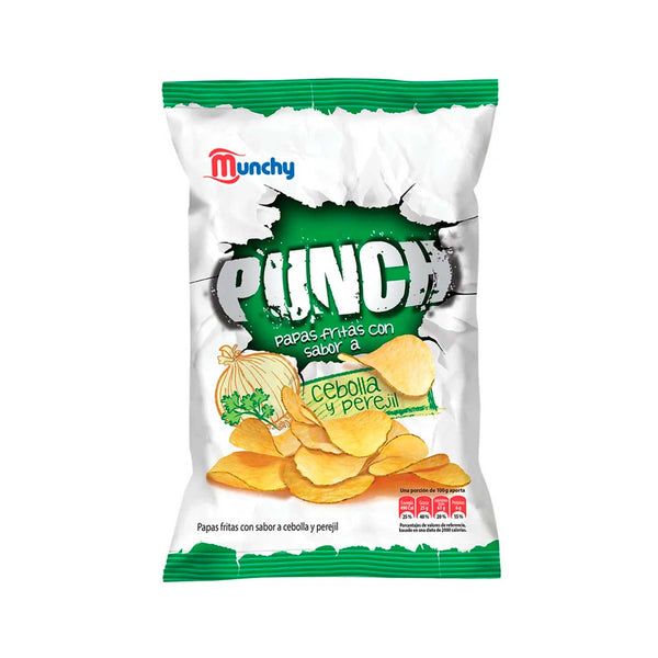 Papas Punch Sabor Cebolla y Cilantro. 25 g