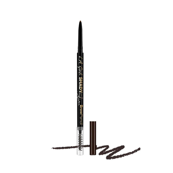 Lápiz de Cejas Shady Slim L.A Girl. Tono 359 Blackest Brown