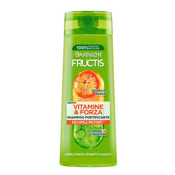 Shampoo Fortalecedor Garnier con Biotin, Vitamina C y Argán. 250 ml