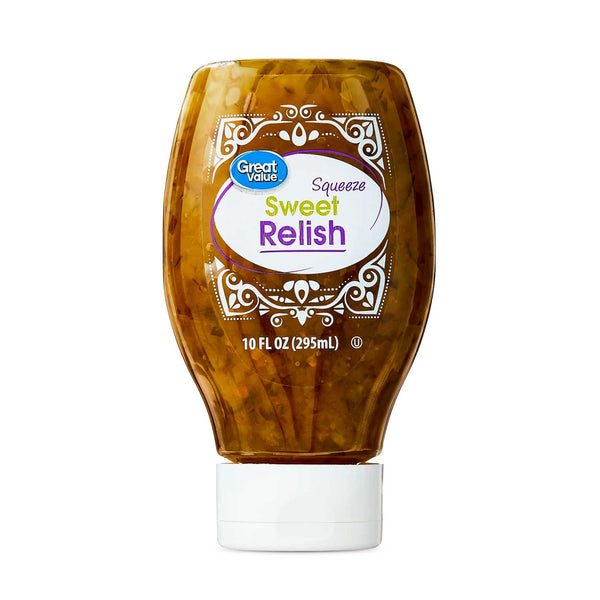 Sweet Relish Great Value Salsa de Pepinillos Dulce. 295 ml