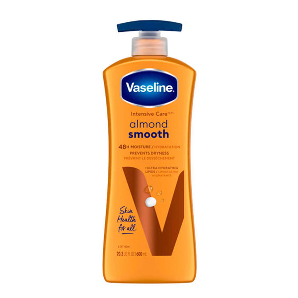 Loción Corporal Vaseline con Aceite de Almendras. 600 ml