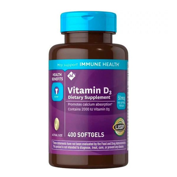 Vitamina D3 Member's Mark 2000 IU. 400 caps