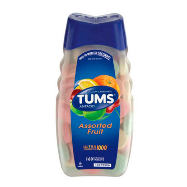 TUMS Antiácido. Ultra Strenght. 160 tabs