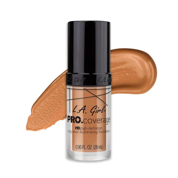 Base PRO.Coverage HD L.A Girl Tono 646 Beige. 28 ml