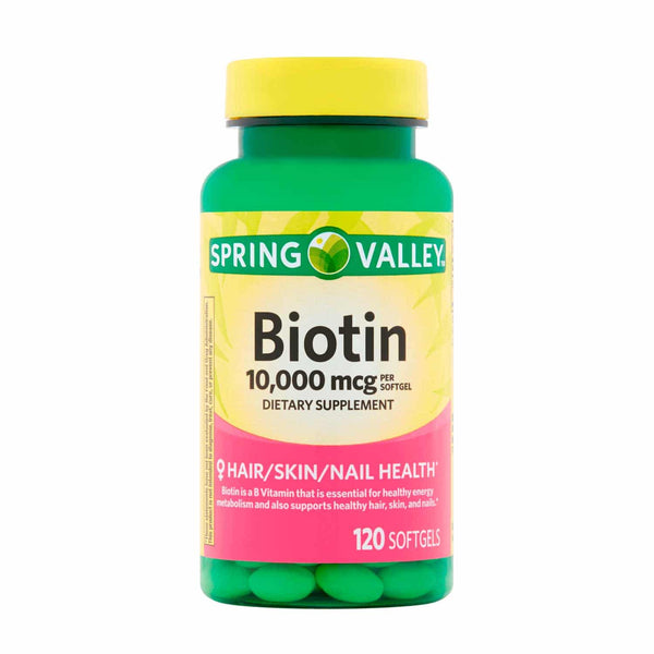 Biotin Spring Valley, 10.000 mcg. 120 Caps