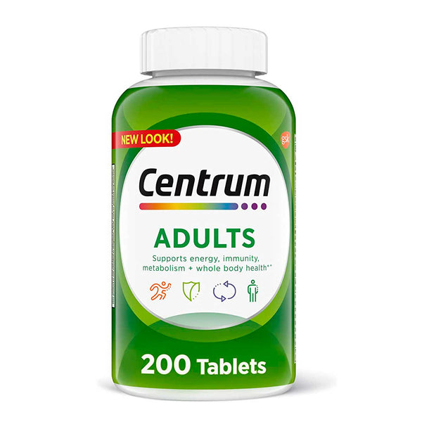Multivitamínico Centrum Adultos. 200 Tabletas