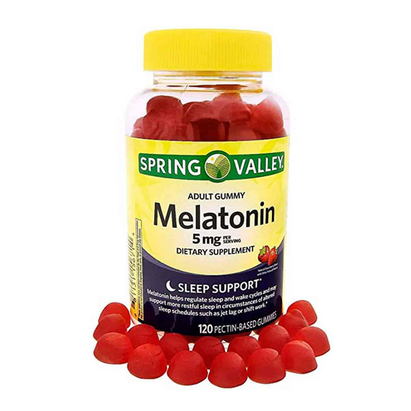 Melatonina en gomitas. Spring Valley. 5 mg. 120 gomitas