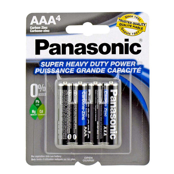 Batería AAA Panasonic 4 Uds.