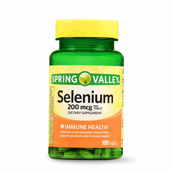 Selenio Spring Valley 200 mcg-100 tabs